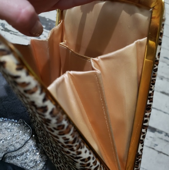 Leon's of California Bags Vintage Leopard Print Pony Hair Purse